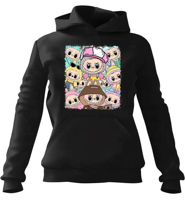 pánská mikina s kapucí Labubu Mania S pro muže, muže a muže