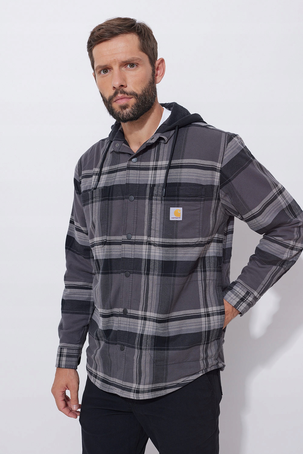 Svrchní košile Carhartt Rugged Flex Flannel Fleece Lined