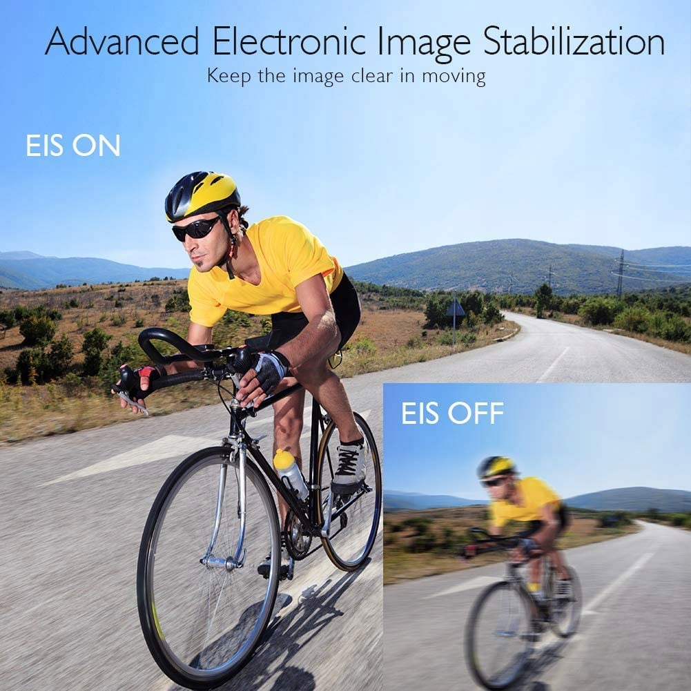 AKASO Kamera Sportowa 4K 30FPS 20MP WiFi Ekran Dotykowy EIS 4X Zoom 40m — miniatura 3