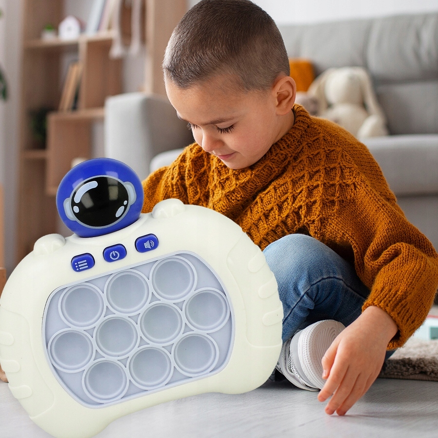 GRA POP IT KONSOLA ELEKTRYCZNA ANTYSTRESOWA GIERKA ZRĘCZNOŚCIOWA POPIT LED Certyfikaty, opinie, atesty CE EN 71