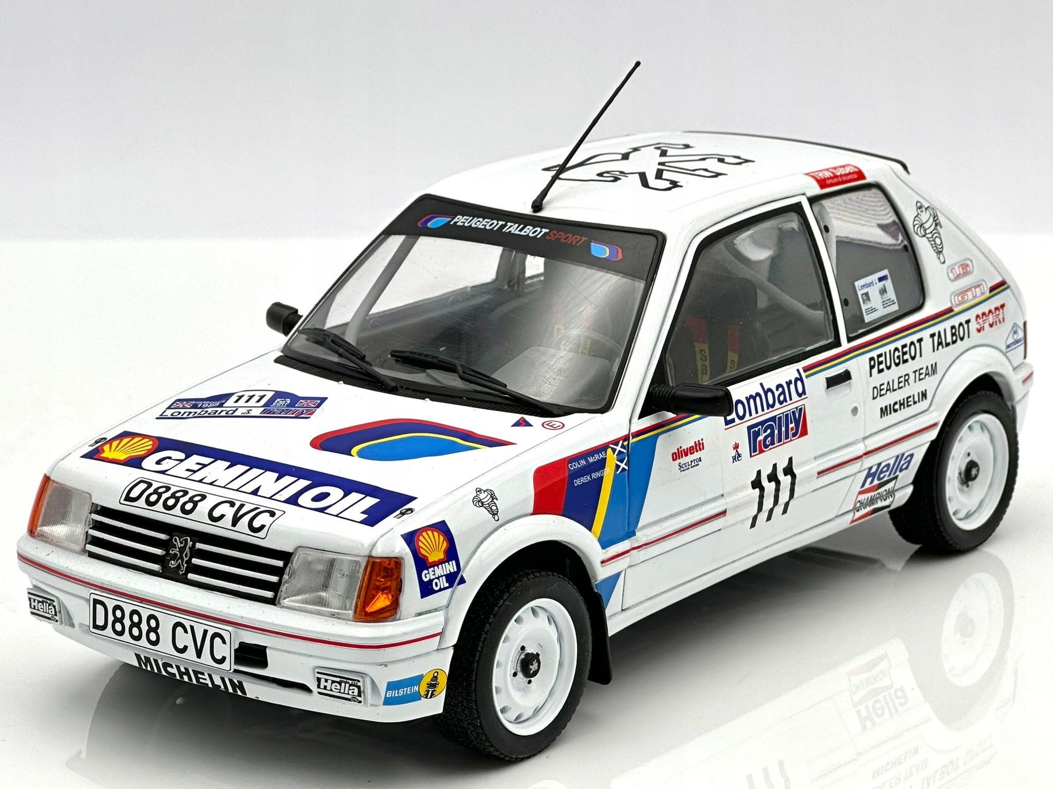 

Peugeot 205 Gti Lombard Rac Rally 1988 Solido 1:18