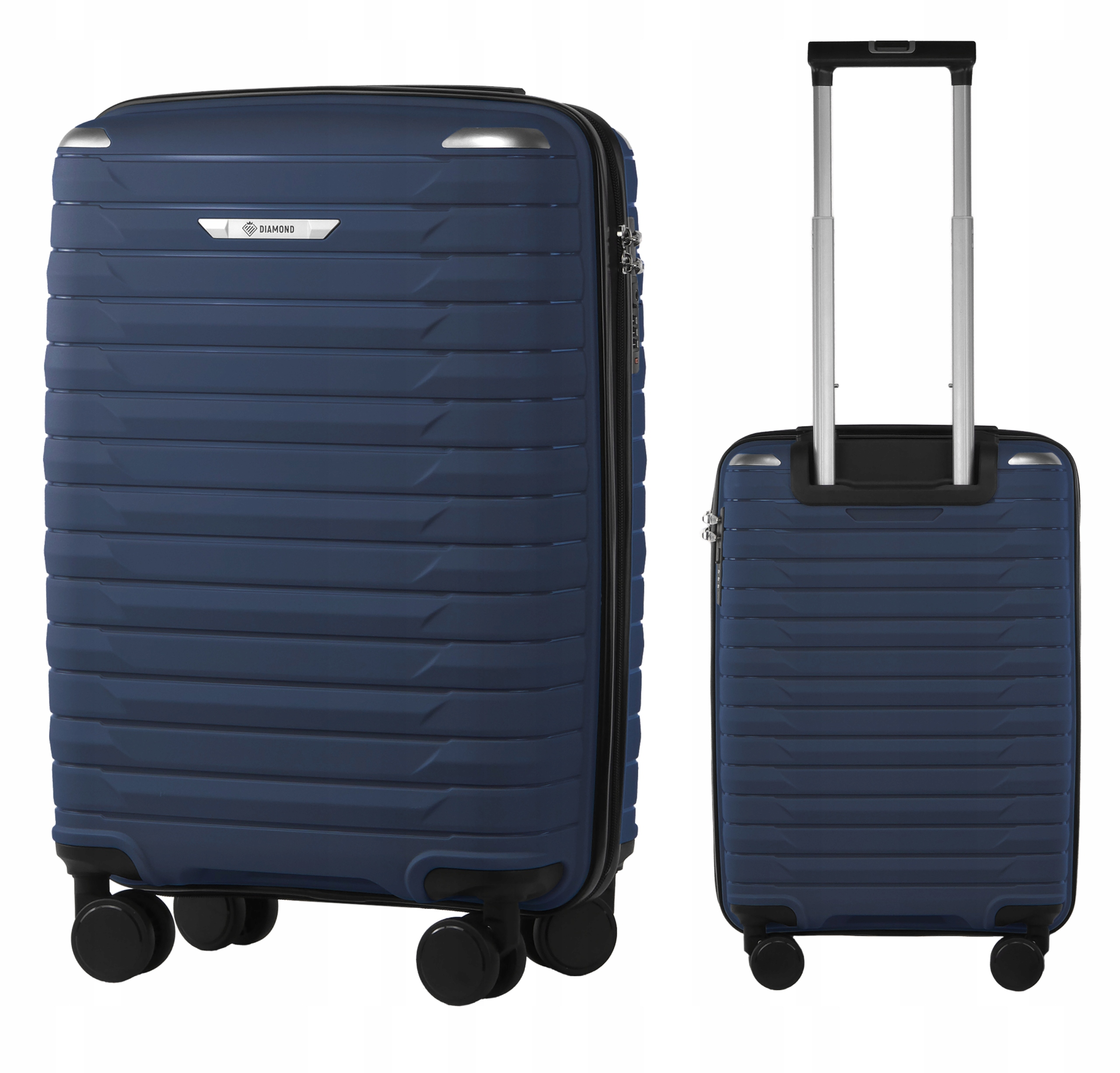 Cestovní Kabinový Kufr Z Polypropylenu, Zavazadlo Diamond, Granát, Velikost 20", P420