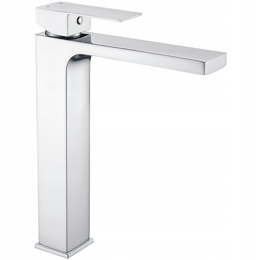 Laveo Kvadrato – chromová stojánková umyvadlová baterie