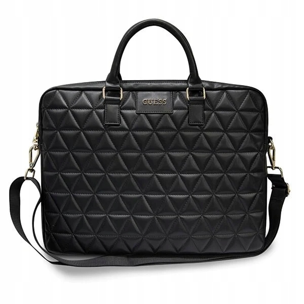 Guess Taška GUCB15QLBK 15" černá/černá Quilted