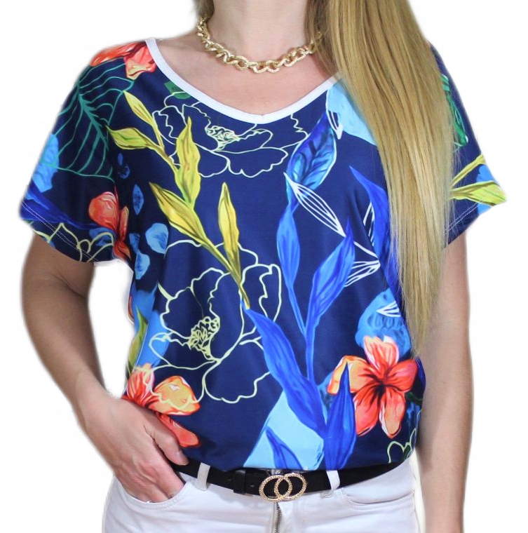 

Bluzka duża luźna kobieca tunika 46 48 3XL/4XL