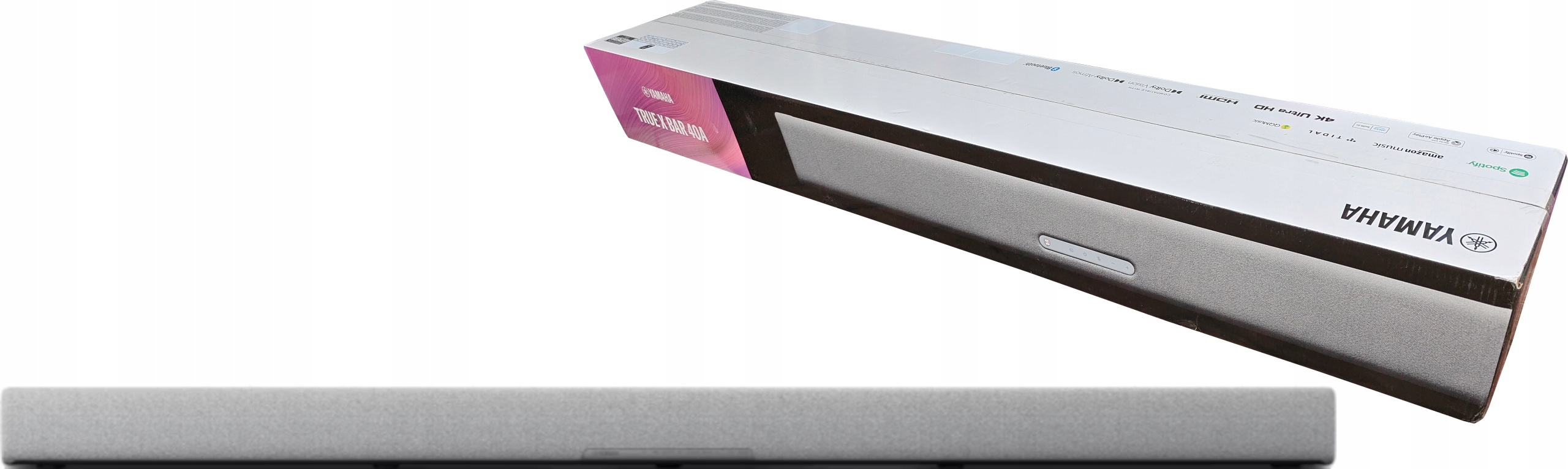 Soundbar Yamaha True X Bar 40A SR-X40A Dolby Atmos Wi-Fi Light Gray Szary