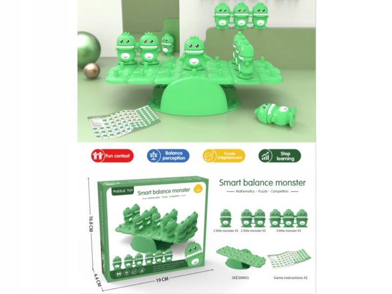 GRA ZRĘCZNOŚCIOWA ZABAWKA EDUKACYJNA DLA DZIECI PREZENT MATEMATYCZNA > Płeć chłopcy dziewczynki