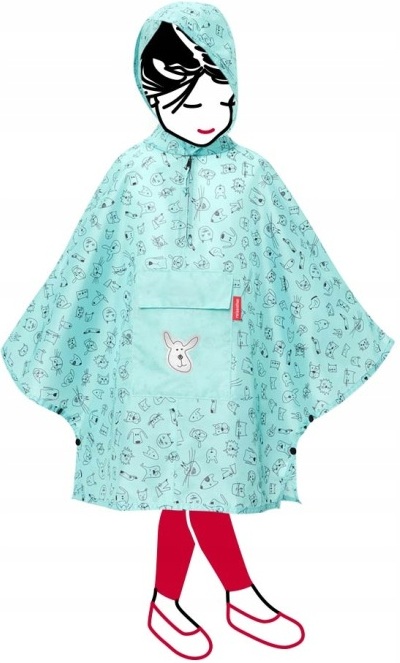 R18 Dziecięca peleryna przeciwdeszczowa poncho Reisenthel turystyczna