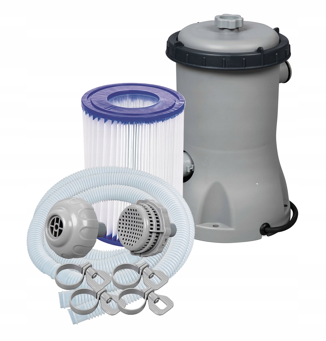 Pompa filtrująca do basenów ogrodowych 2006 l/h Bestway 58383 komplet