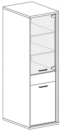 Witryna MEDIOLAN M4 WSTAWKA DĄB z LED blat+ GRATIS Kod producenta MEDIOLAN M4  WITRYNA WSTAWKA