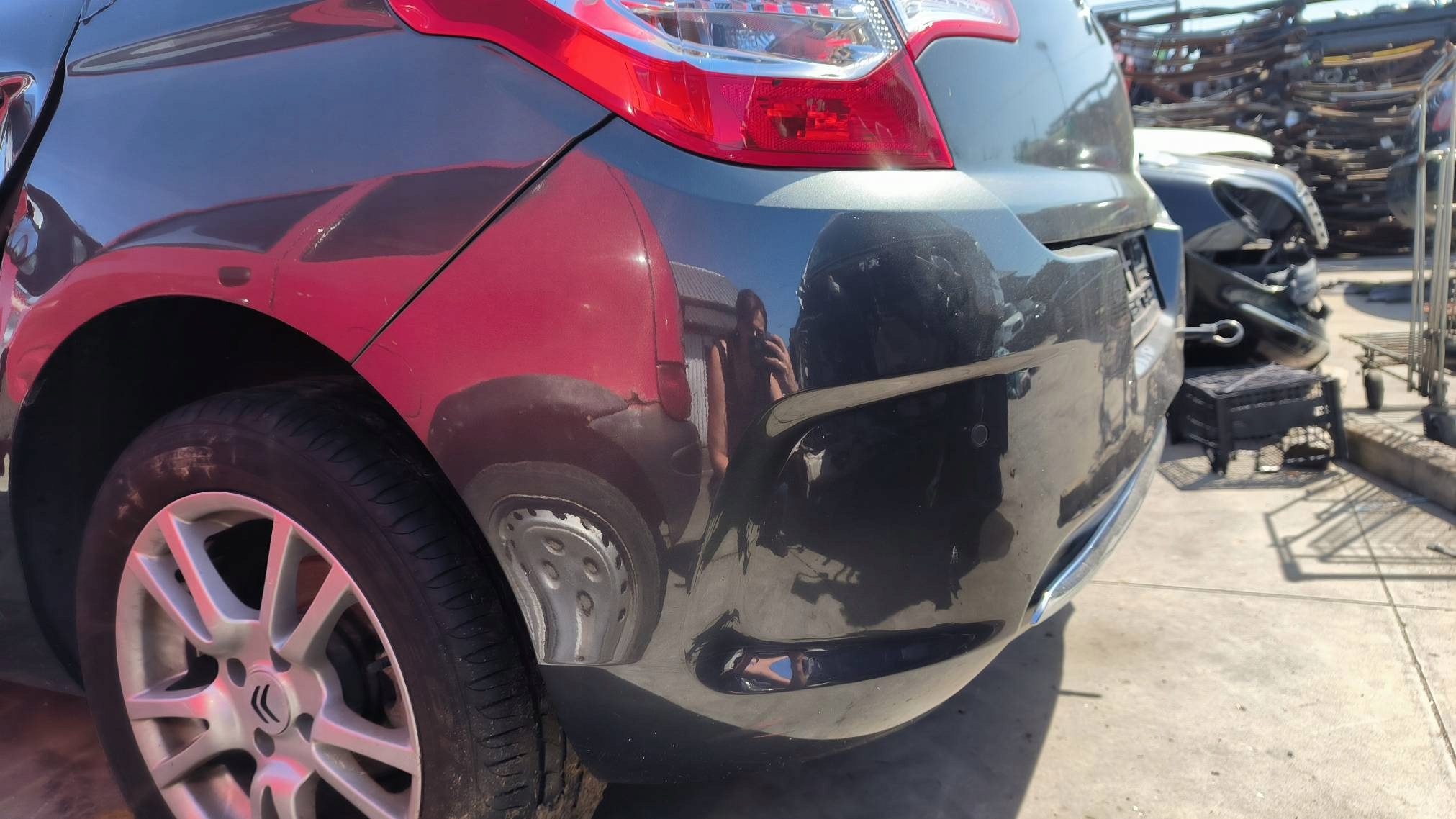 bumper rear part KTP CITROEN C4 II