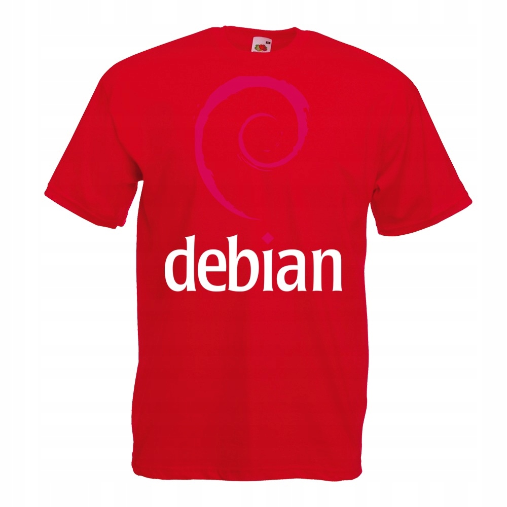 

Koszulka z nadrukiem debian logo It informatyk M