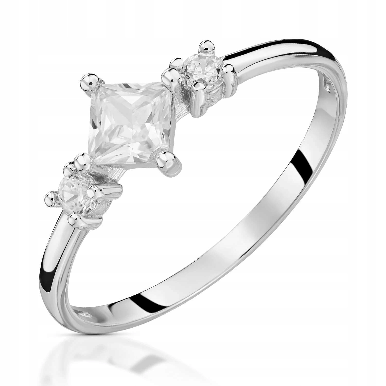 Prstýnek Se Zirkonem 925 Je Ideální Pro Zásnuby VEL.22