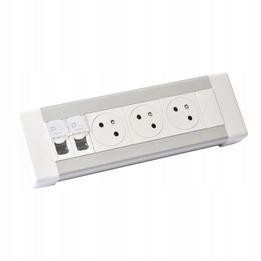 Predlžovací Kábel stolový 3X2P+Z/2XRJ45 Legrand 054604