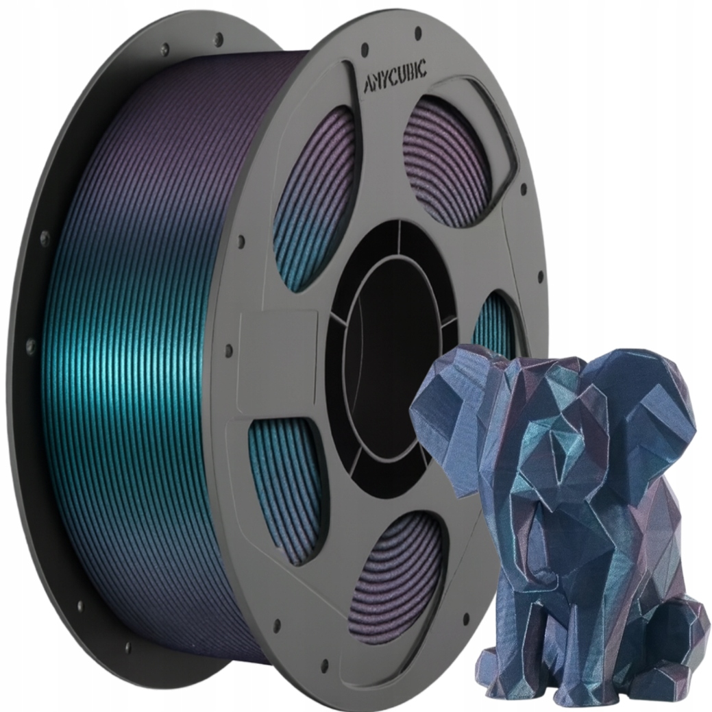Filament Anycubic Pla Galaxy Blue 1kg Opalizujący Brokatowy