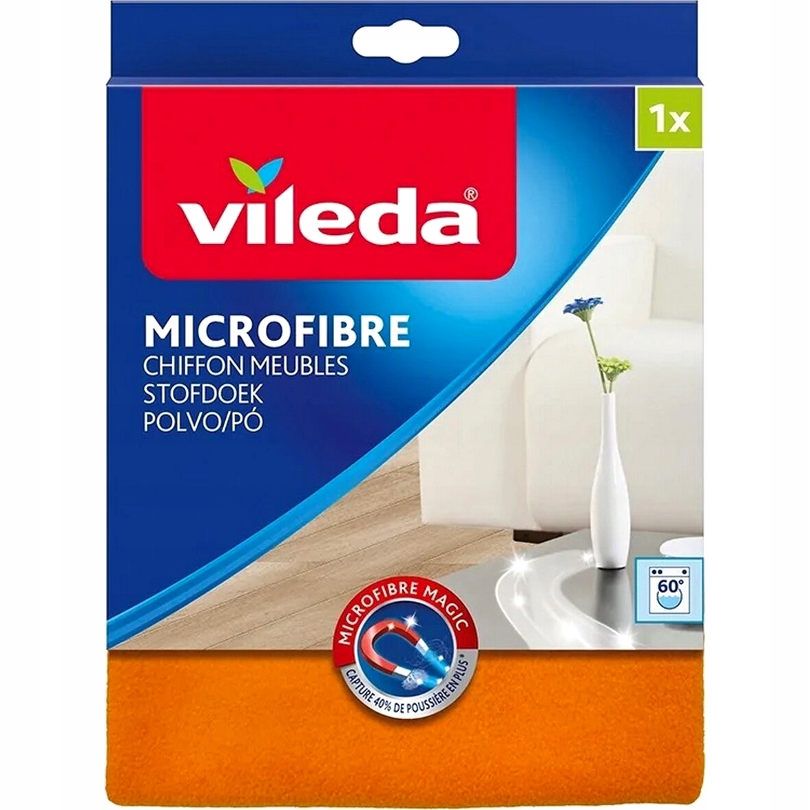 Mikrofibra Vileda Microfibre kurz antystatyczna