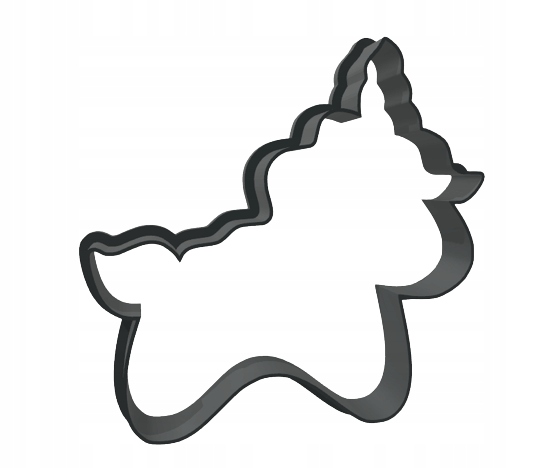 

Foremka wykrawacz Unicorn jednorożec gruby 9cm