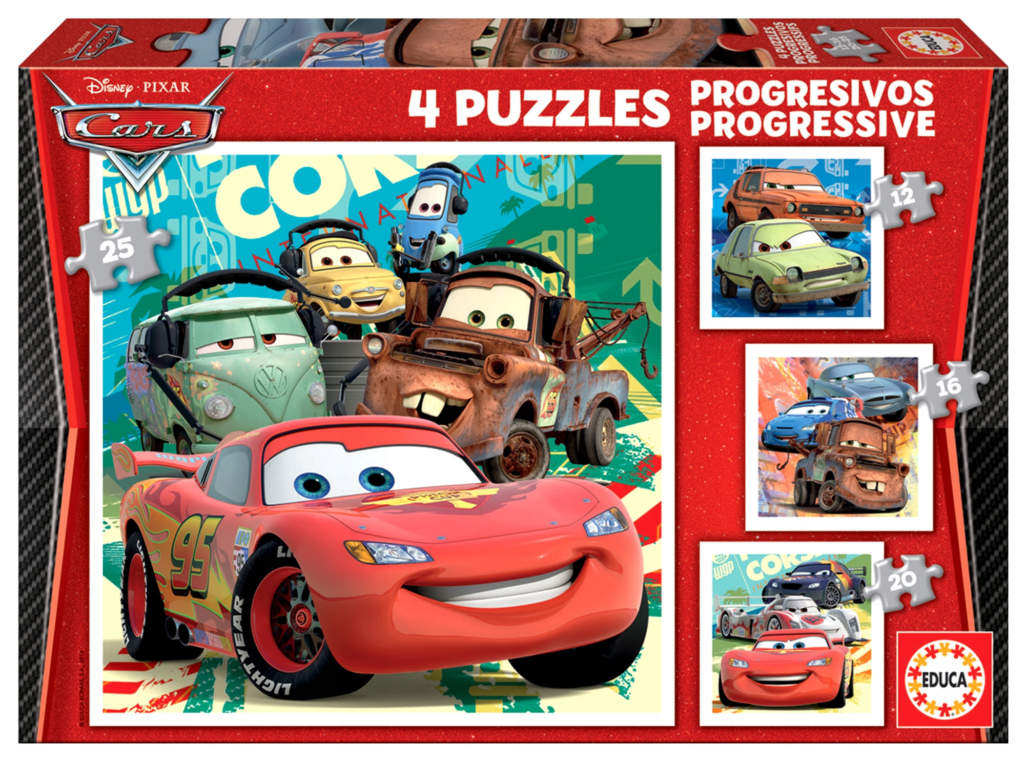 

Educa Puzzle 12 16 20 25 el Auta