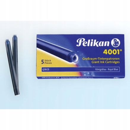 

Naboje Atramentowe Pelikan Długie (5), Niebieski