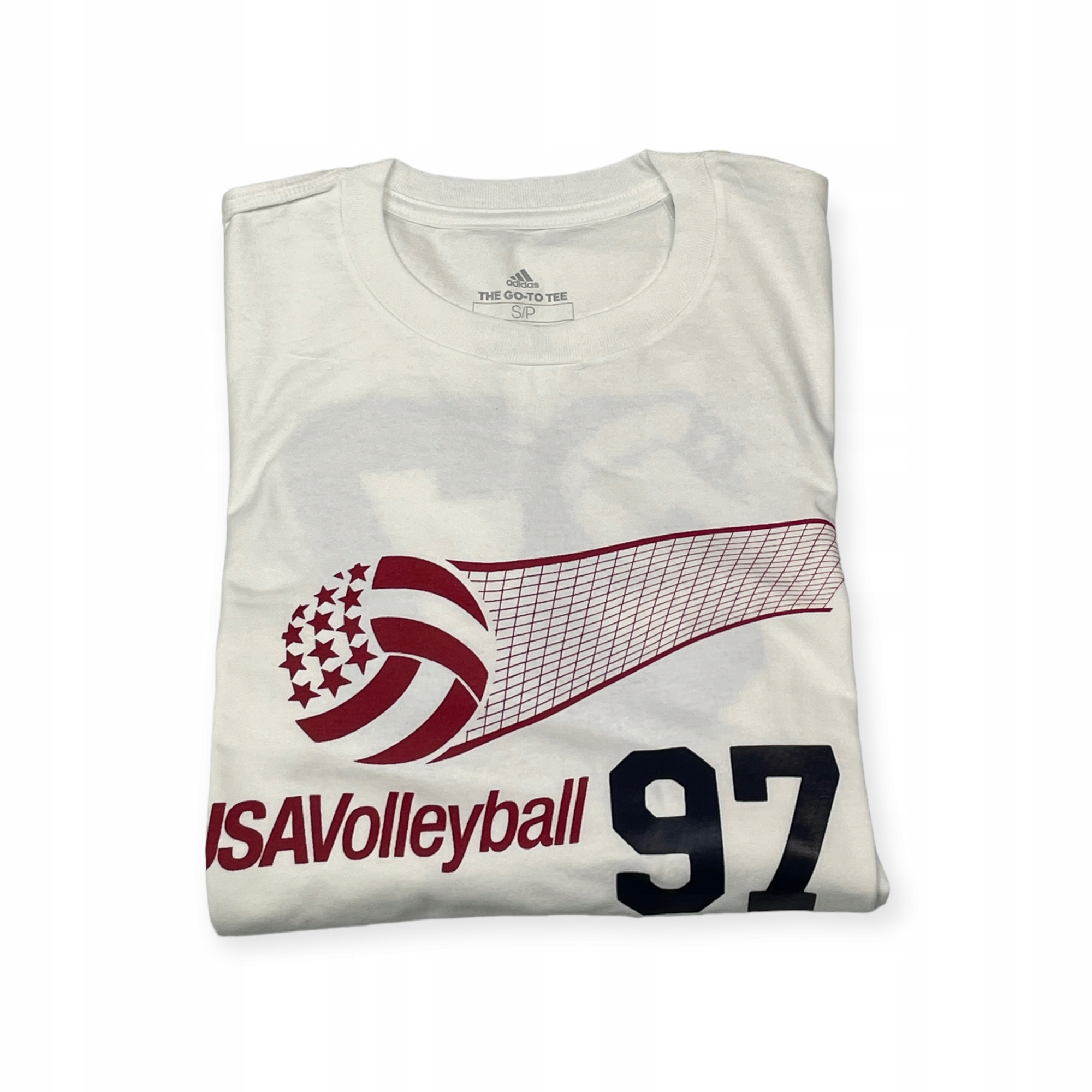 Koszulka męska biała ADIDAS VOLLEYBALL S 97 Rozmiar S