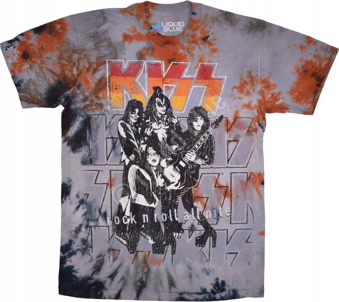 Kiss Rock And Roll All Nite Liquid Blue 2XL