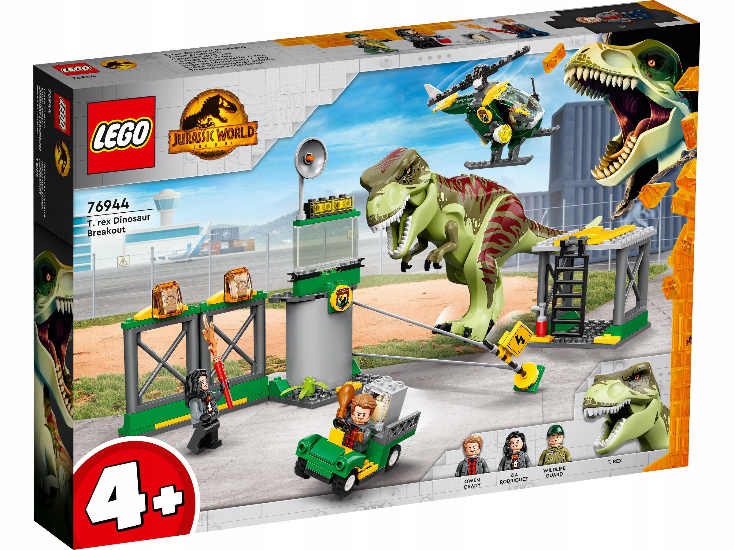 

Lego Jurassic World 76944 Ucieczka Tyranozaura 4+