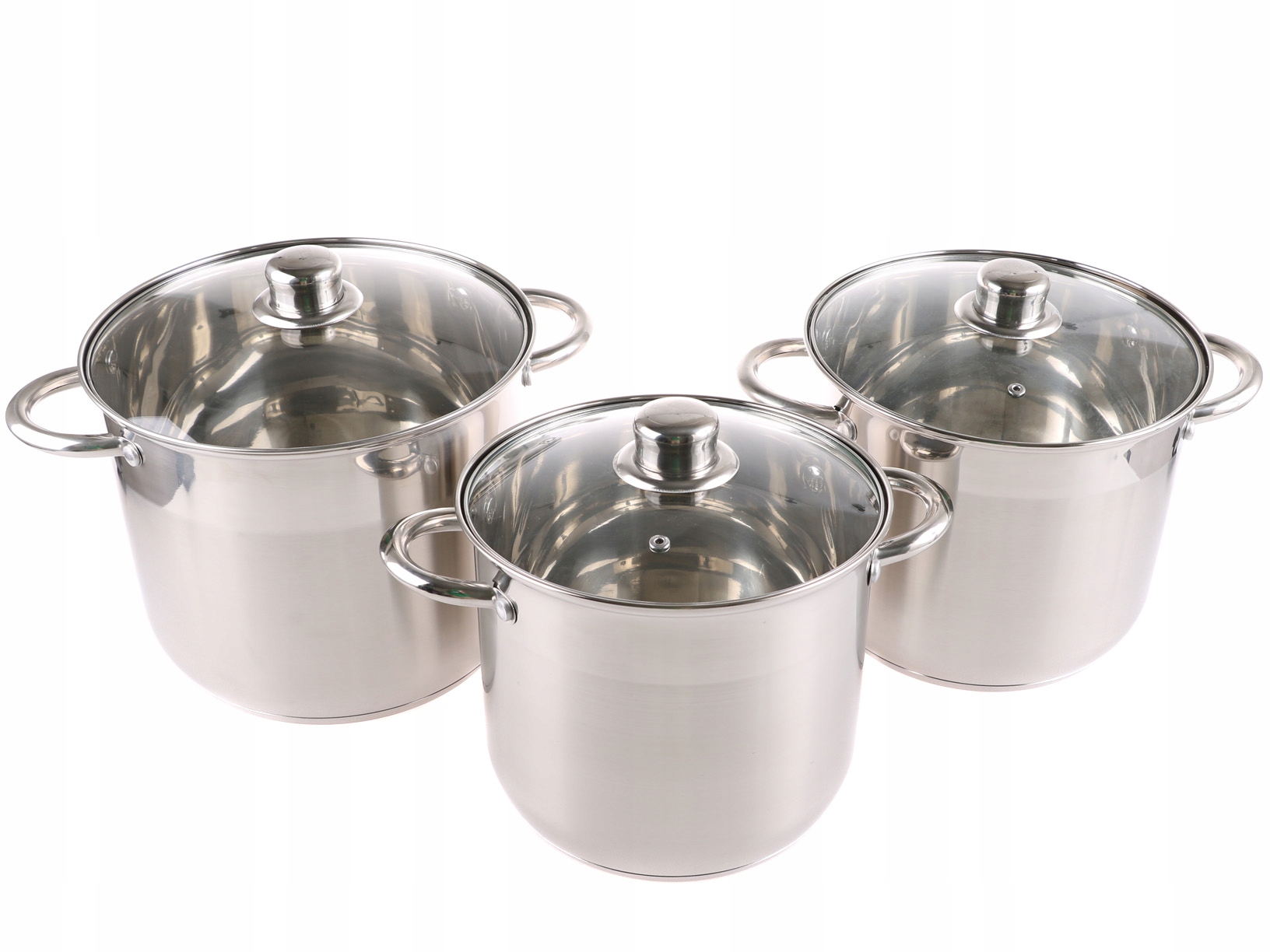 

Garnki 6el Zestaw Duże 11/13,5/16l stockpot 7351