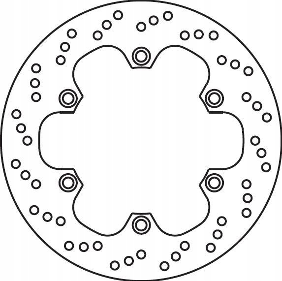 Brembo Tarcza hamulcowa przód Brembo HONDA 125 CBR R REPSOL 2003 - 2009 Producent Brembo