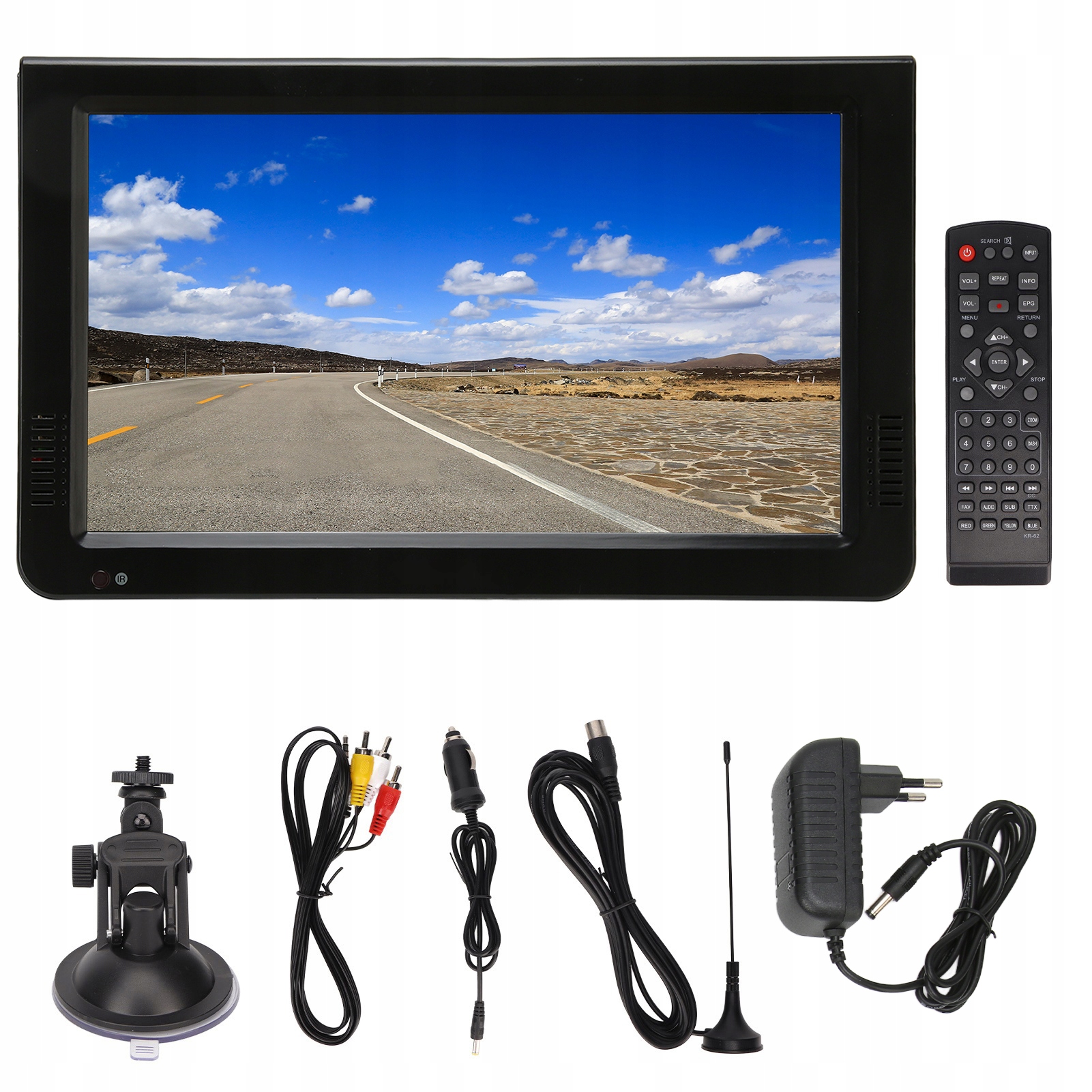 TELEWIZOR LED 10" HD PRZENOŚNY Z AKUMULATOREM Model 2610230150611