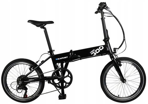 Rower elektryczny Blaupunkt Carl 300 aluminiowy koła 20" czarny