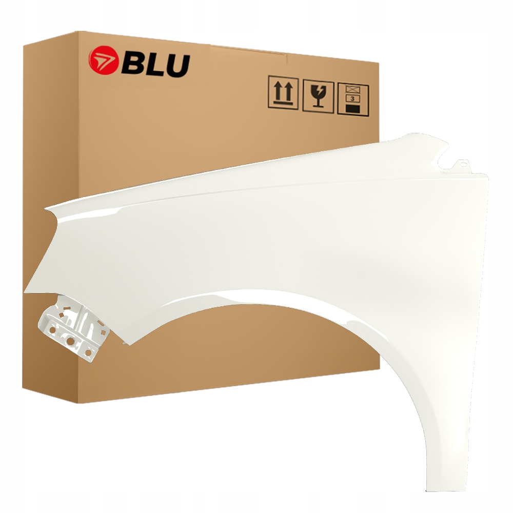 Blu Blatník Vw Polo 9N3 IV 4 LB9A levý 05-09 přední lift pozink CandyWeiss