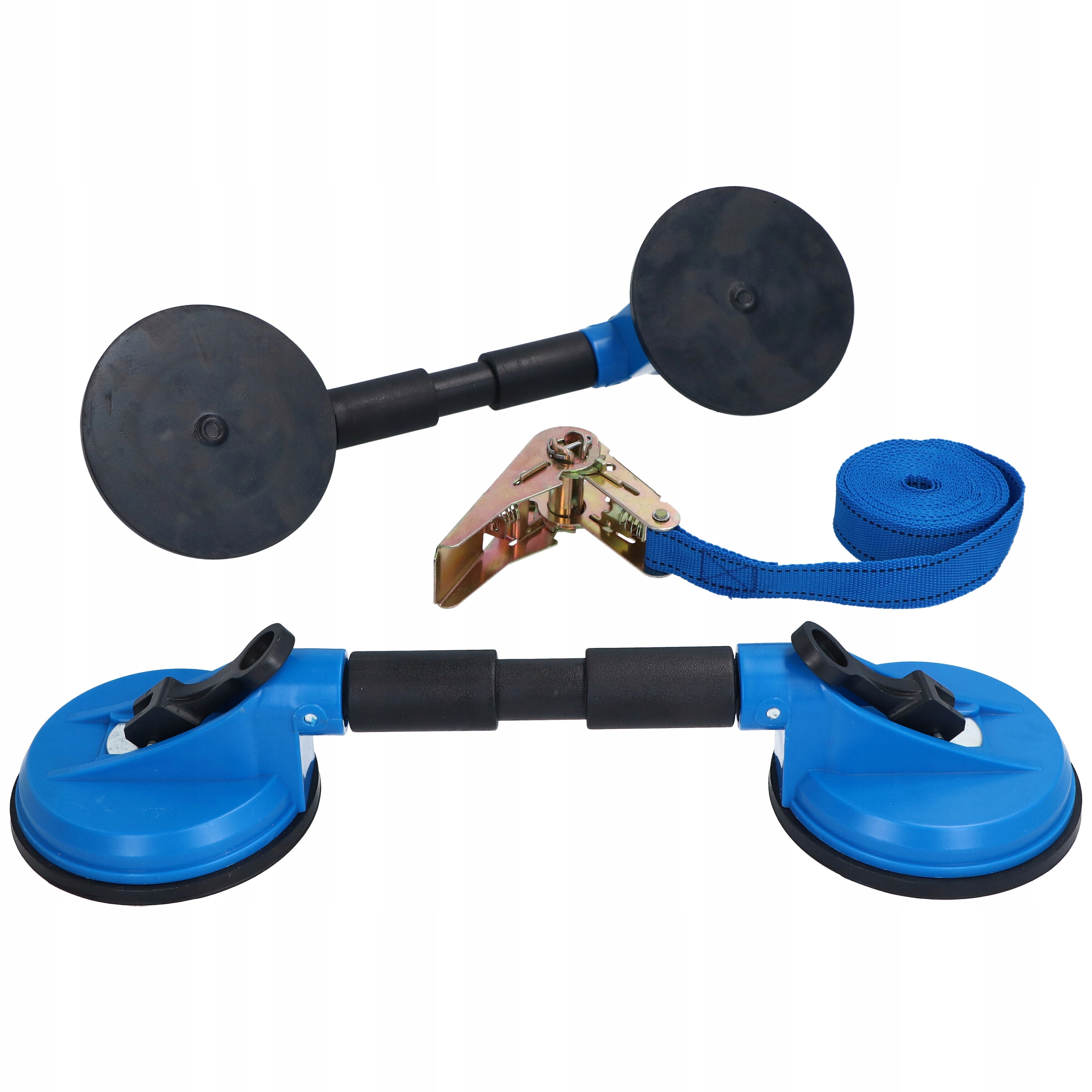 ЗАХВАТ 2X 2ШТ + РЕМЕНЬ ДЛЯ СТЕКОЛ