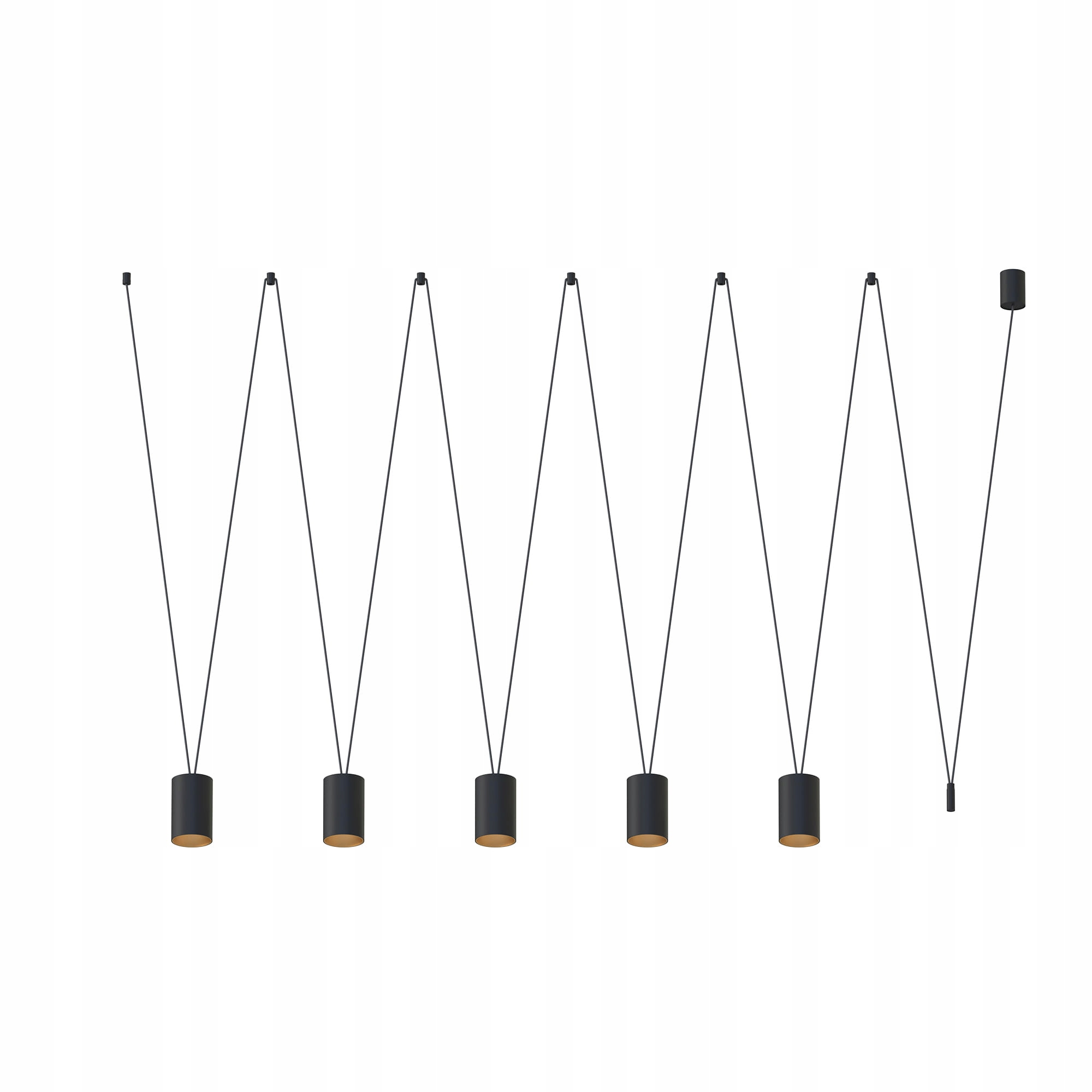 Lampa wisząca żyrandol Nowodvorski More Tone 7817 stal, czarny