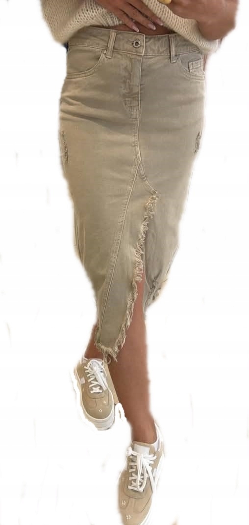 Dlouhá dámská džínová sukně By O La La velikost 36 S