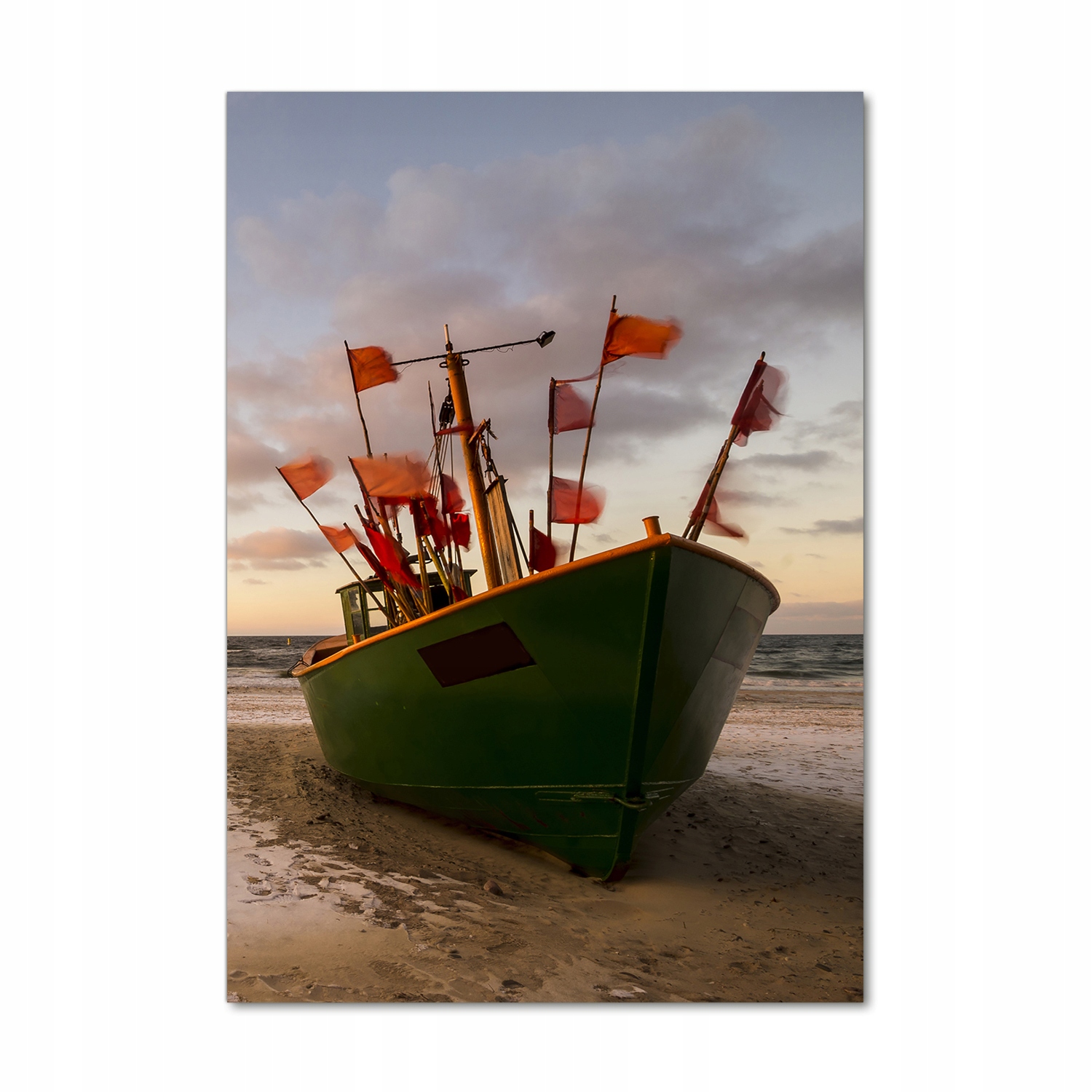 

Foto obraz szkło hartowane Kuter rybacki 70x100 cm
