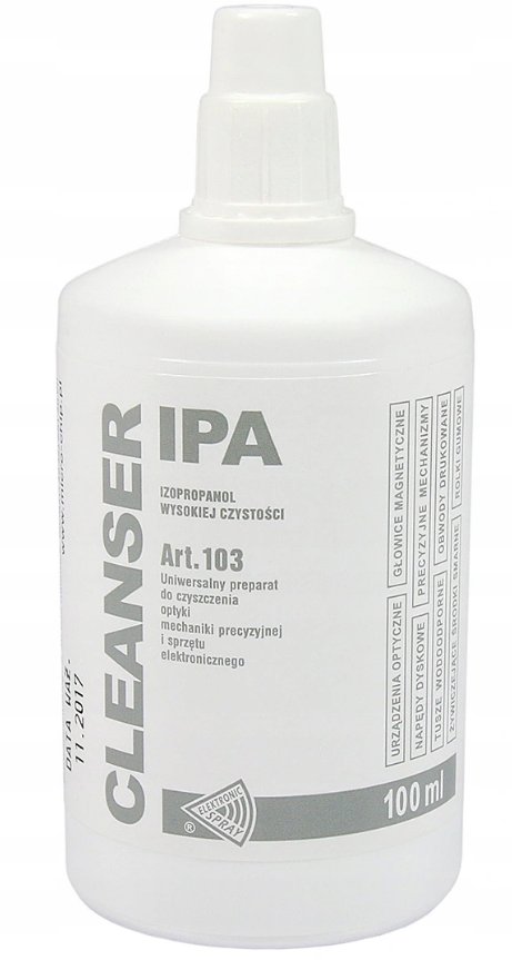Płyn Cleanser Ipa 99 100ml Alkohol Izopropylowy 99% izopropanol