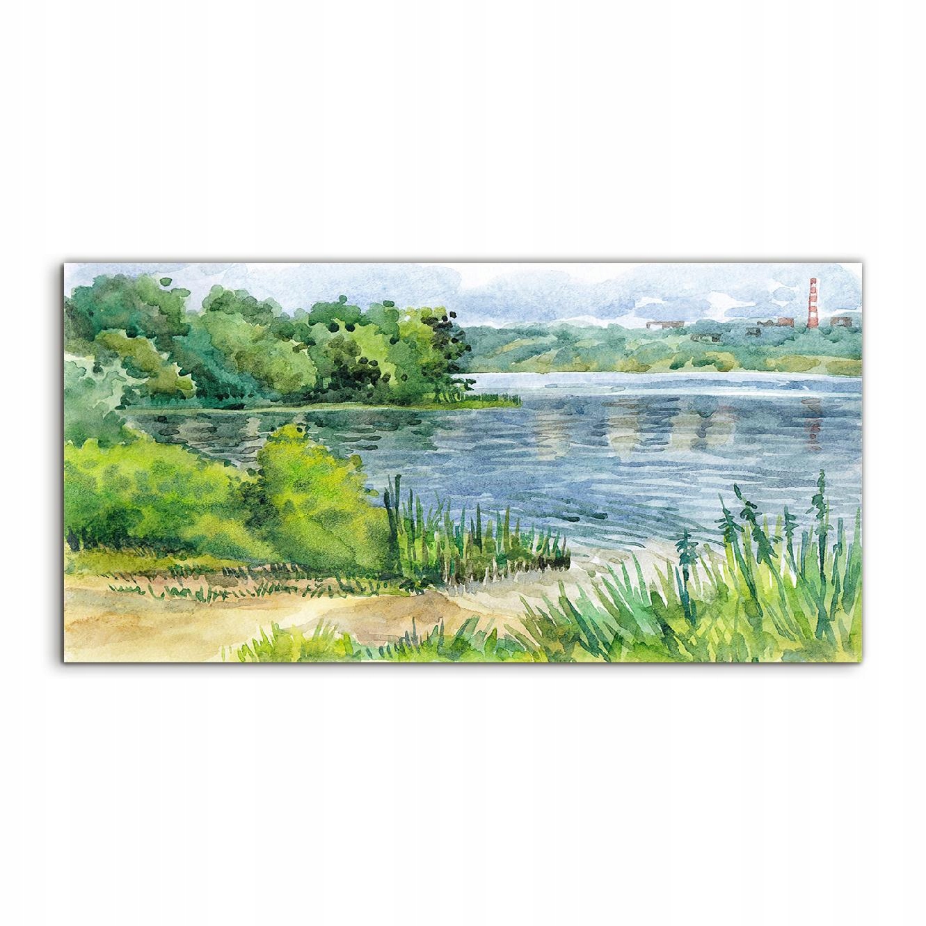 

Fotoobraz 100x50 z grafiką Akwarele Krajobraz Lato