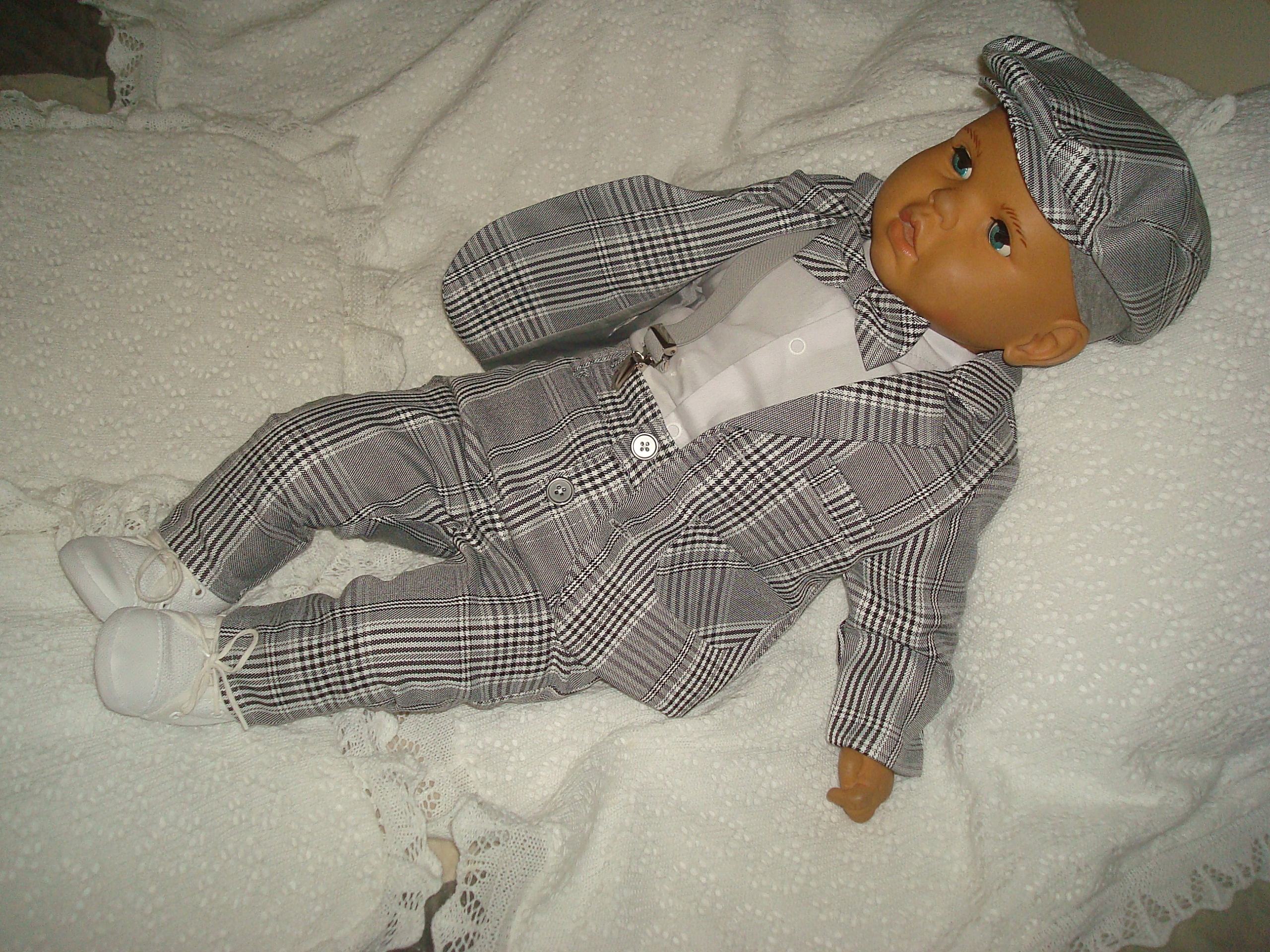 MARYNARKA KOMPLET UBRANKO/CHRZTU/WESELE/86 INNE Rozmiar 86