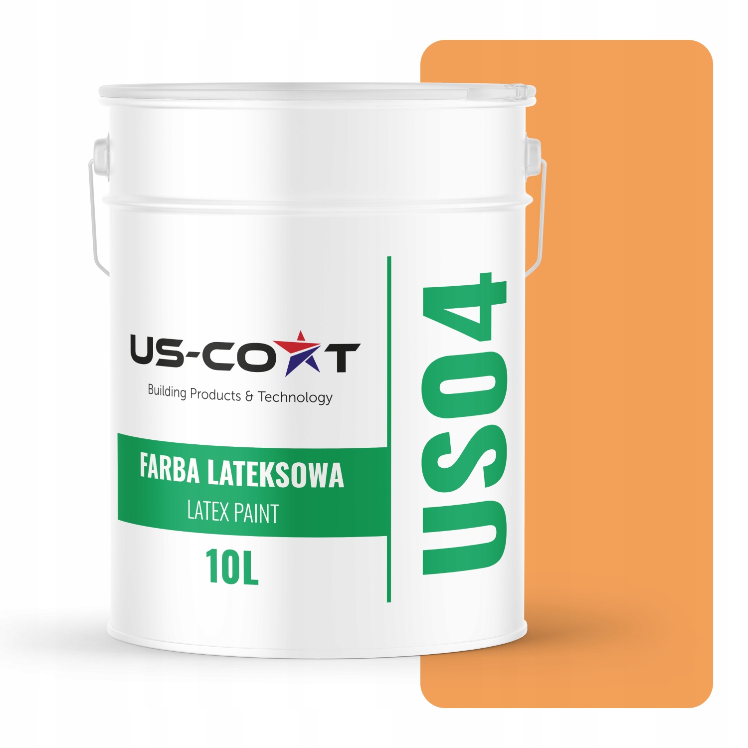 Latexová Farba Na Stenu Oranžová Farba H5944 10L Matná Na Steny Stropov