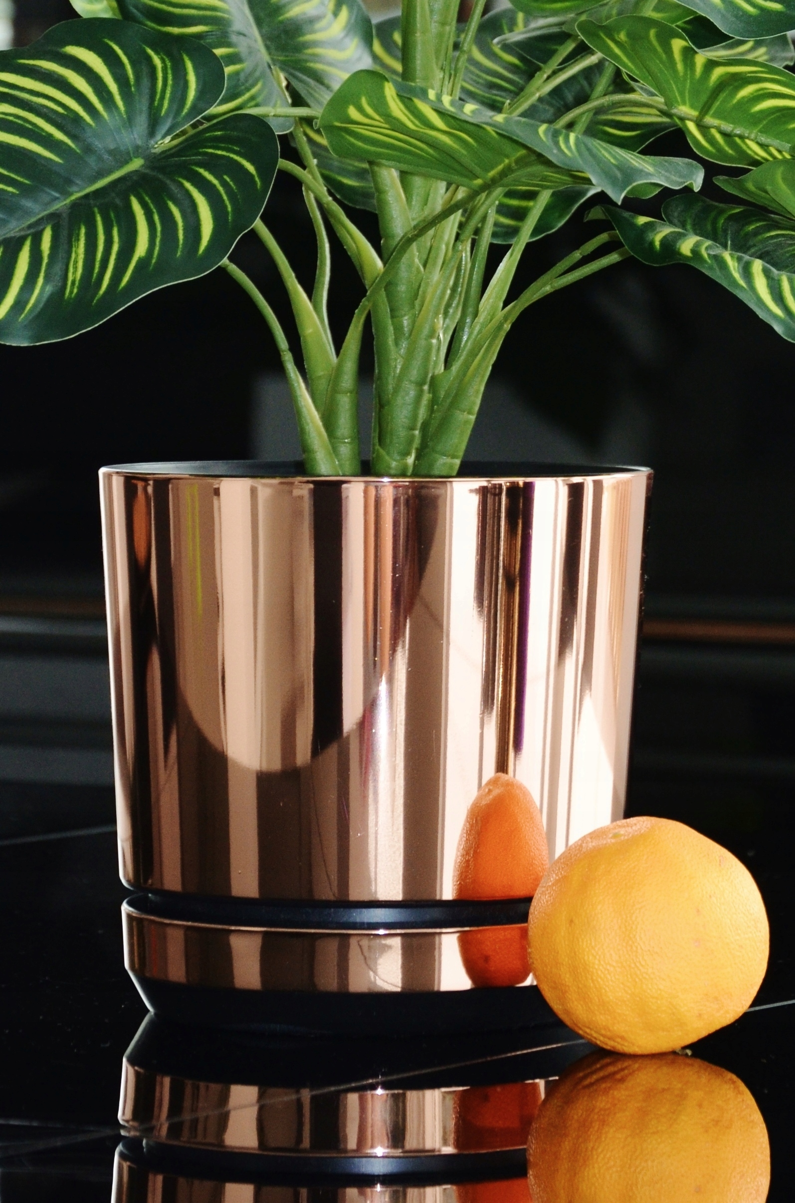 

Donica 26 duża Łososiowa błyszcząca nowoczesna Róż