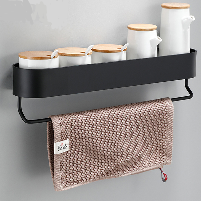 Koupelnová Polička Pod Sprchu Závěsná s lepidlem 60 cm