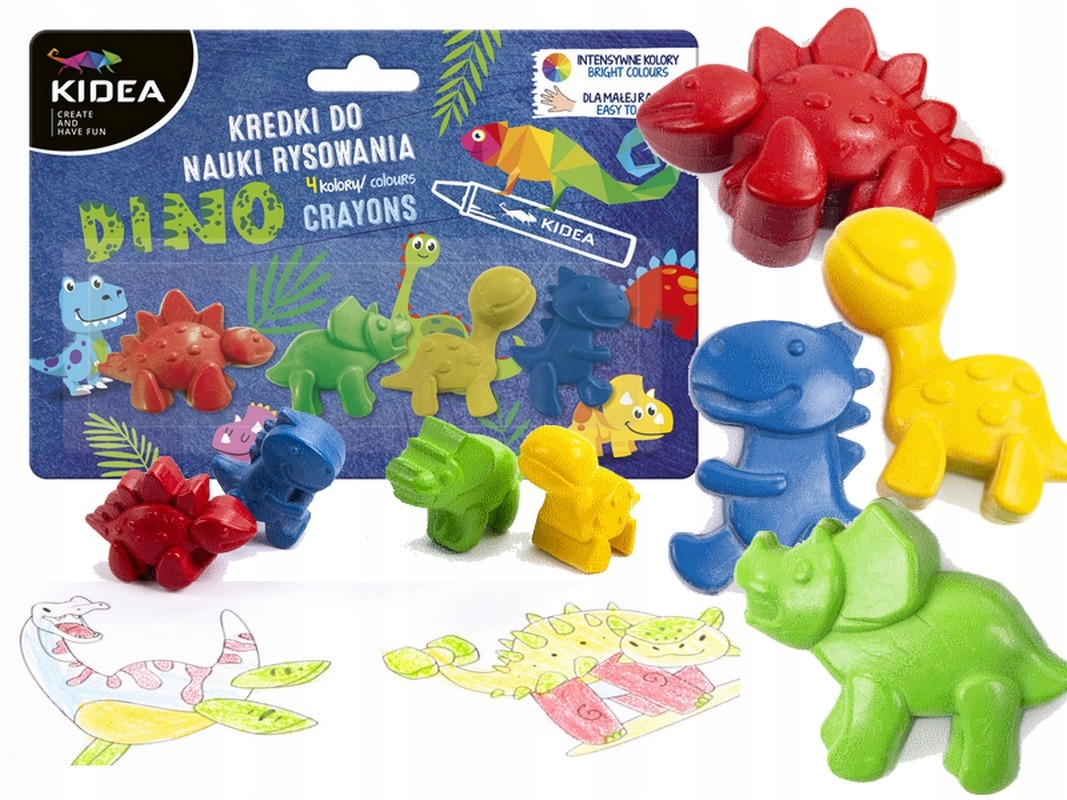 

Kredki Dla Malucha do nauki rysowania Dinozaury