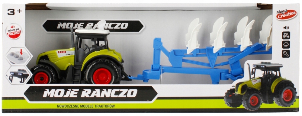 

Traktor Z Akcesoriami Moje Ranczo Creative