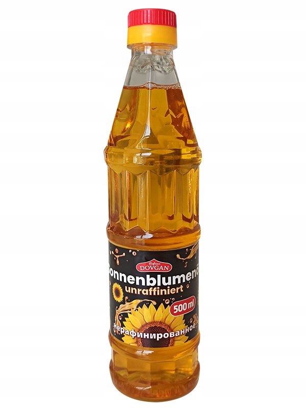 Levně Olej z pražené slunečnice 0,5 l nerafinovaný 12 ks