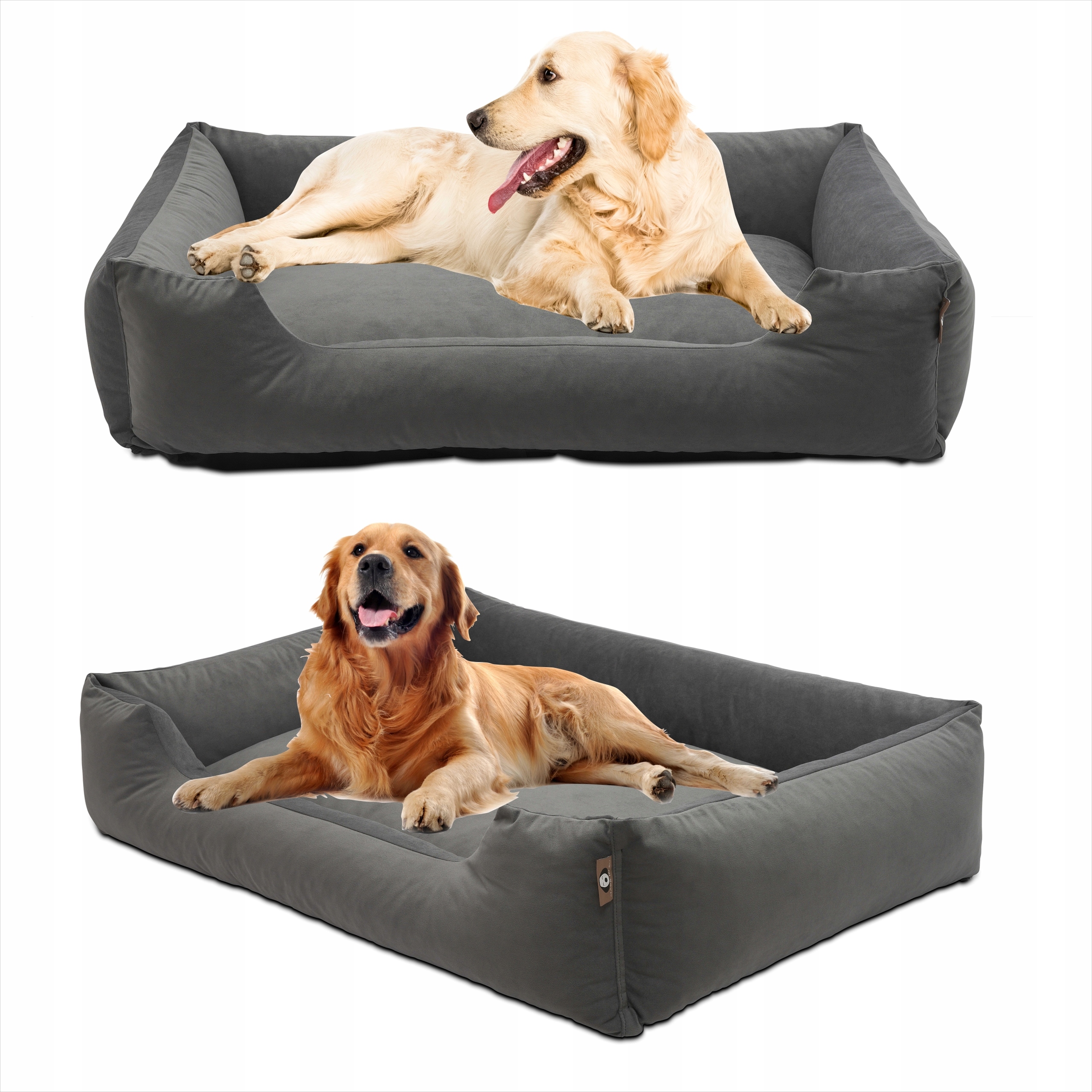 Pelíšek pro psa 100x75 XXL matrace pohovka poduška potah Bianka Grafit