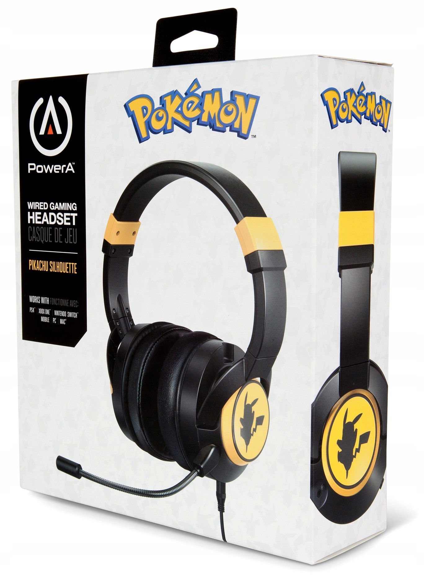 PowerA Słuchawki Pokemon Pikachu Silhouette PC