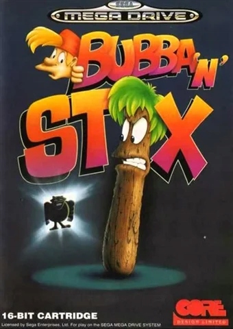 Bubba N Stix - SEGA MEGA DRIVE SMD PAL SAM CARTRIDGE