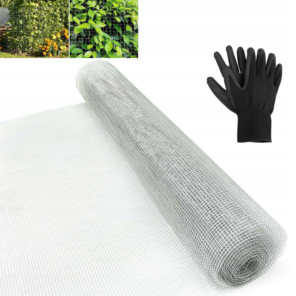 50 cm x 10 m Síť proti hlodavcům na krtky, kuny, nornice, kovová, pozinkovaná