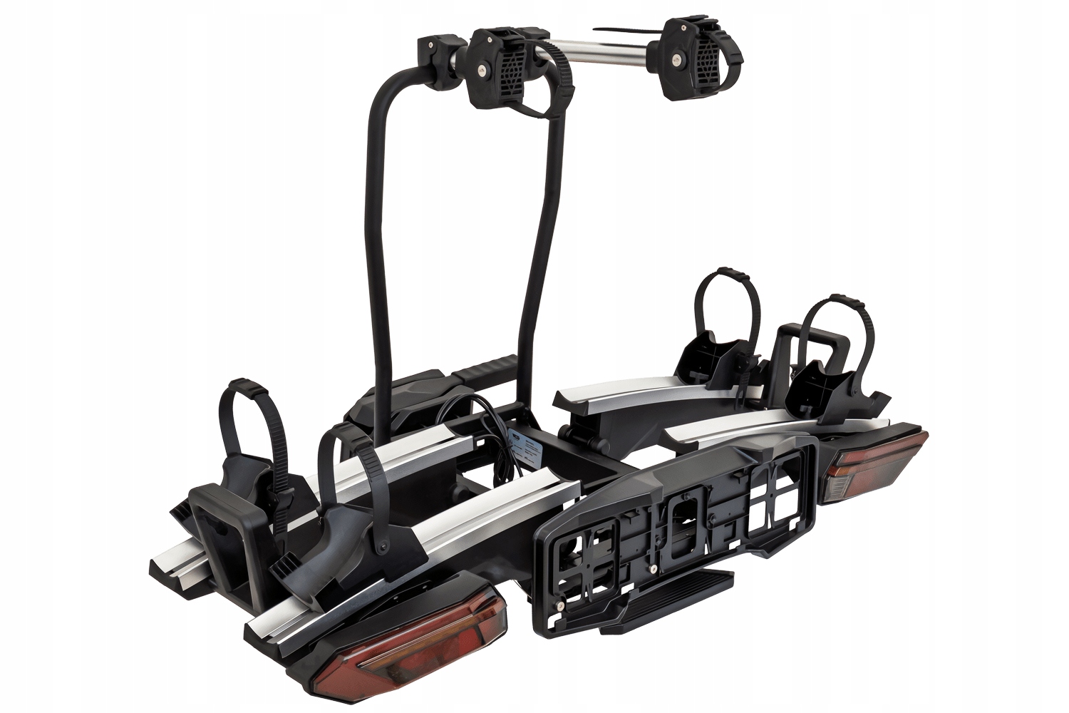 Batožinový držiak na hák na bicykel Inter Pack Velox 2 Led skladací 13PIN 60KG