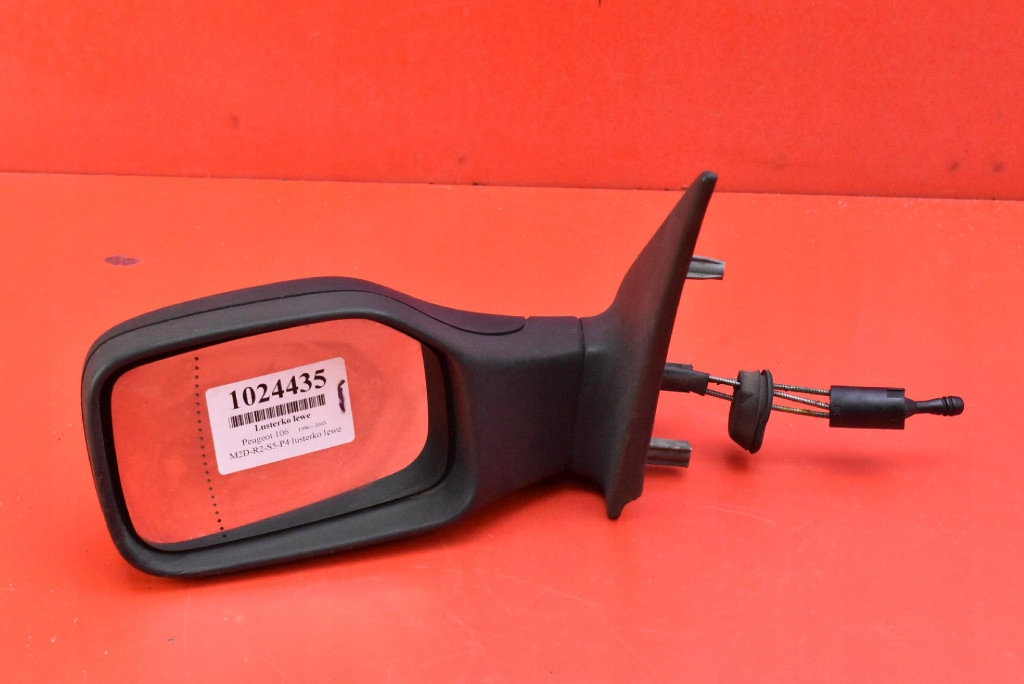 mirror left manually black, EU 01805 PEUGEOT 106 LIFT 96-03